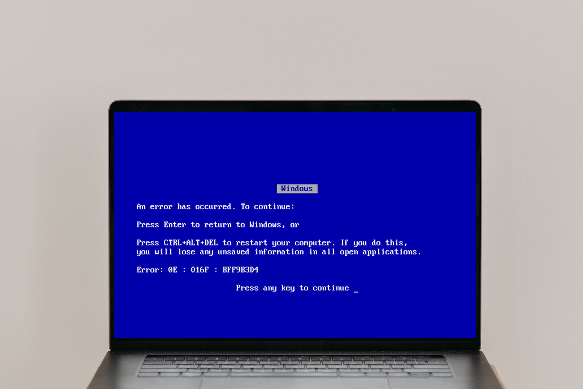 Blue Screen of Death (BSOD) - TN Computer Medics