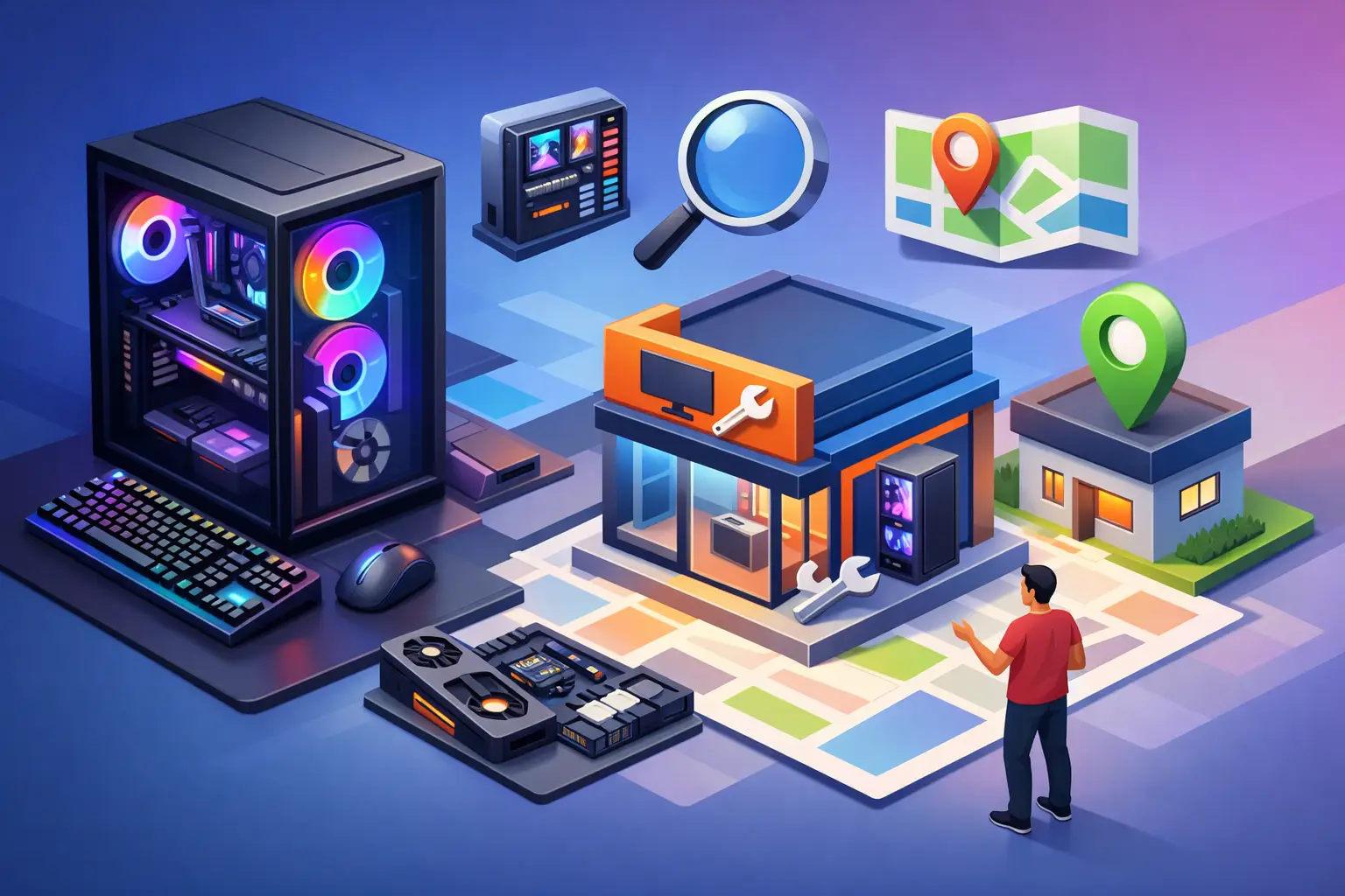 How to Choose a Custom Gaming PC Builder Local