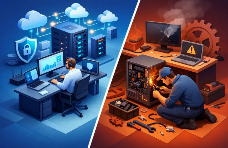 Managed IT Versus Break Fix