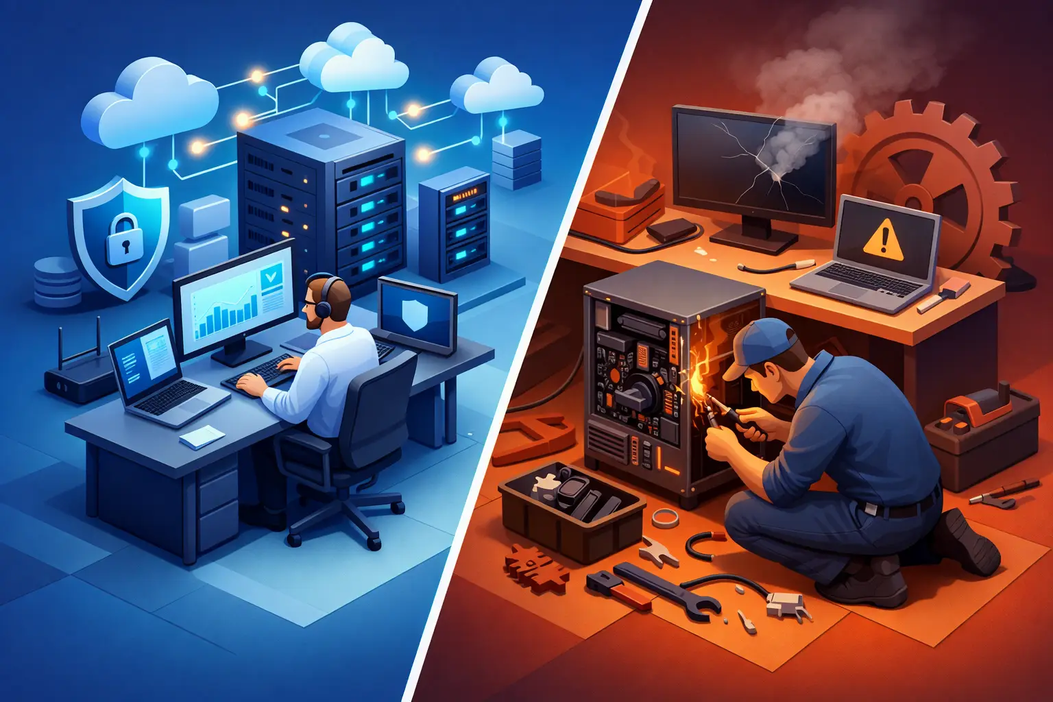 Managed IT Versus Break Fix