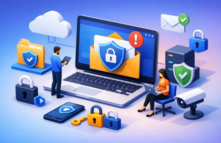 Business Email Security Setup for Small Teams
