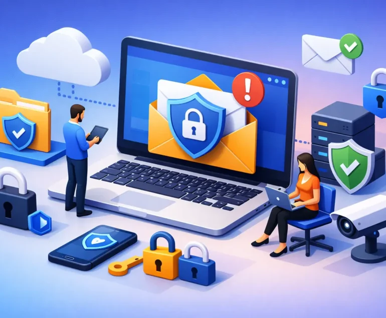 Business Email Security Setup for Small Teams