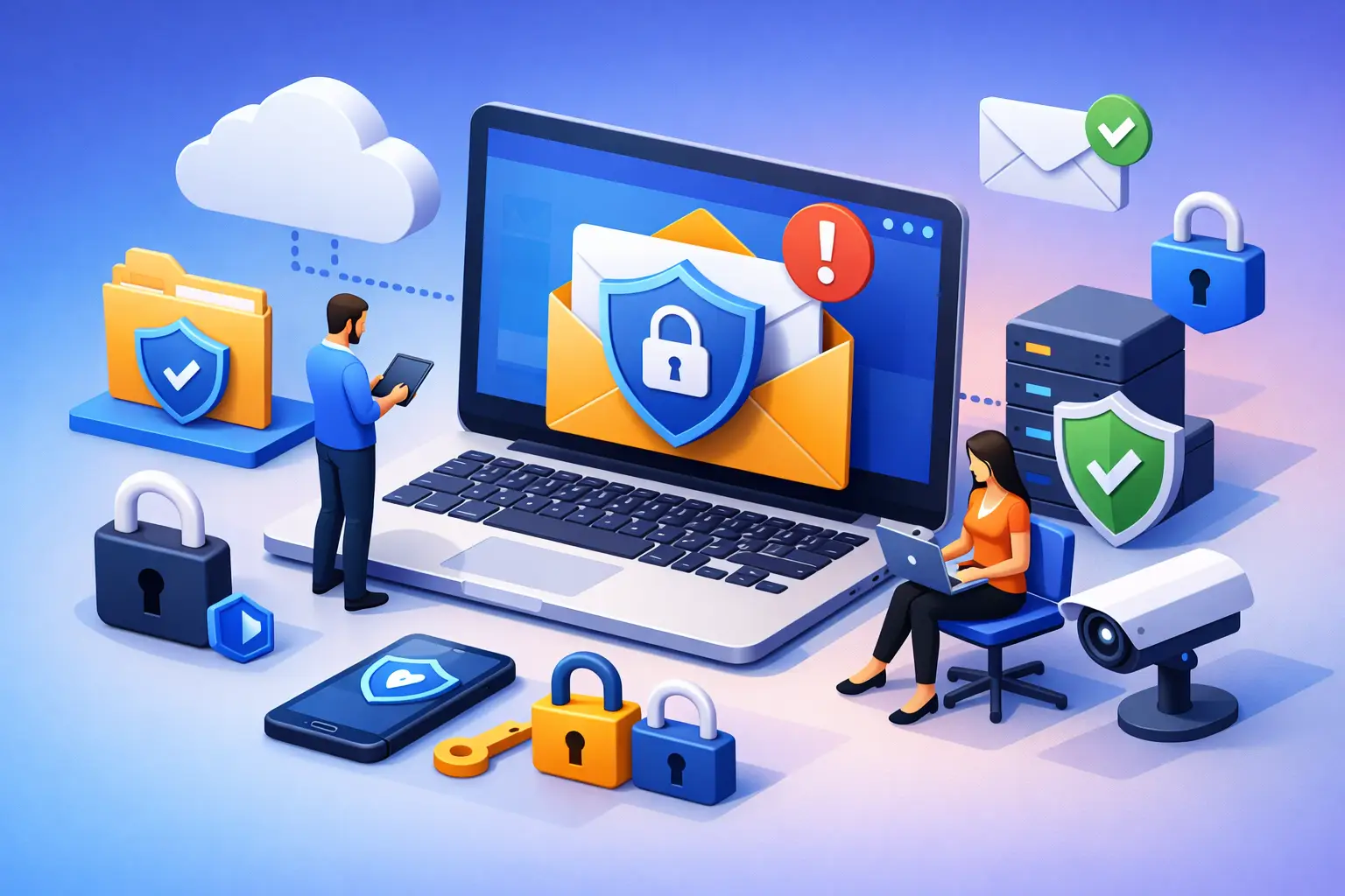 Business Email Security Setup for Small Teams