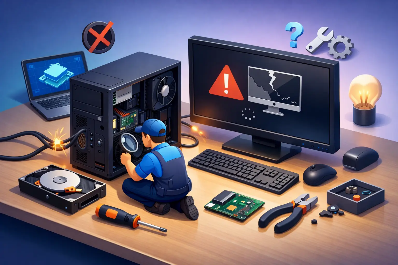 Desktop Repair for Boot Failure
