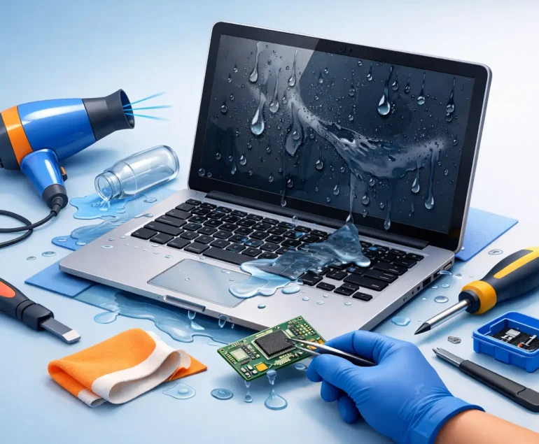 How to Repair Water Damaged Laptop