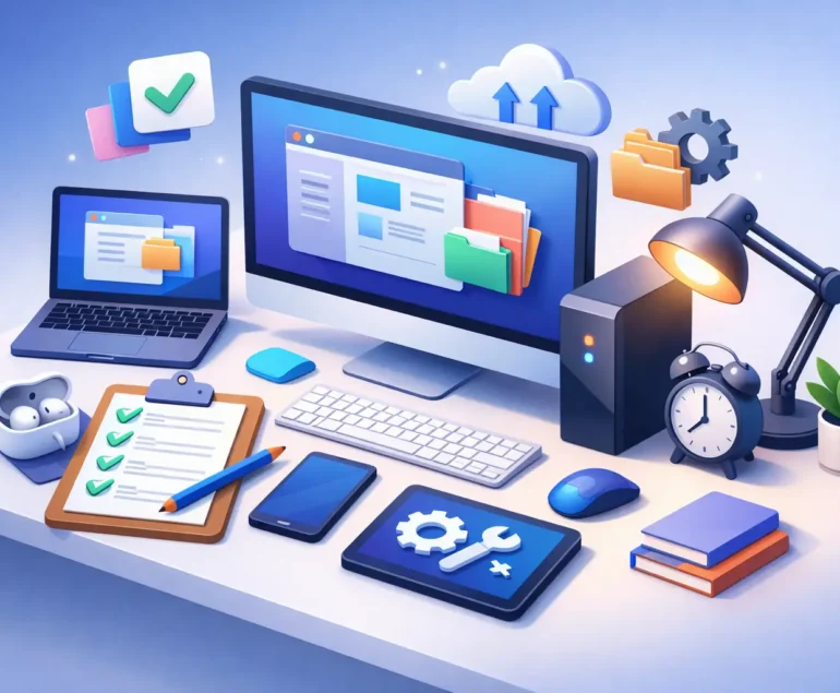 New Computer Setup Checklist That Saves Time