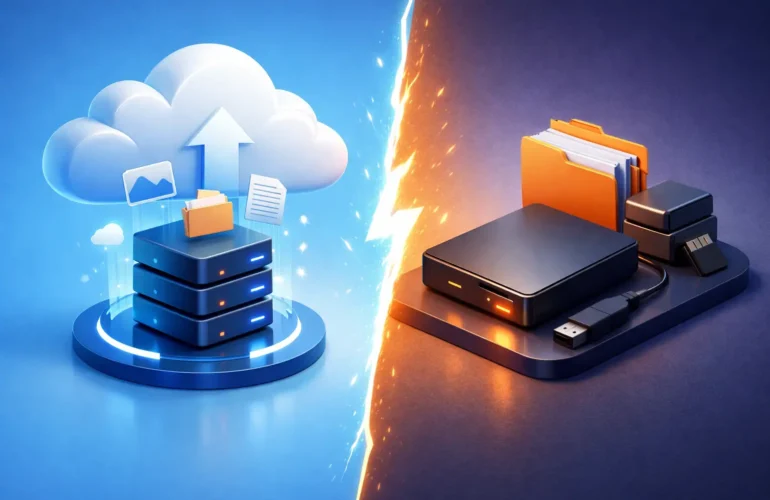 Cloud Backup Versus External Drive: Which Wins?
