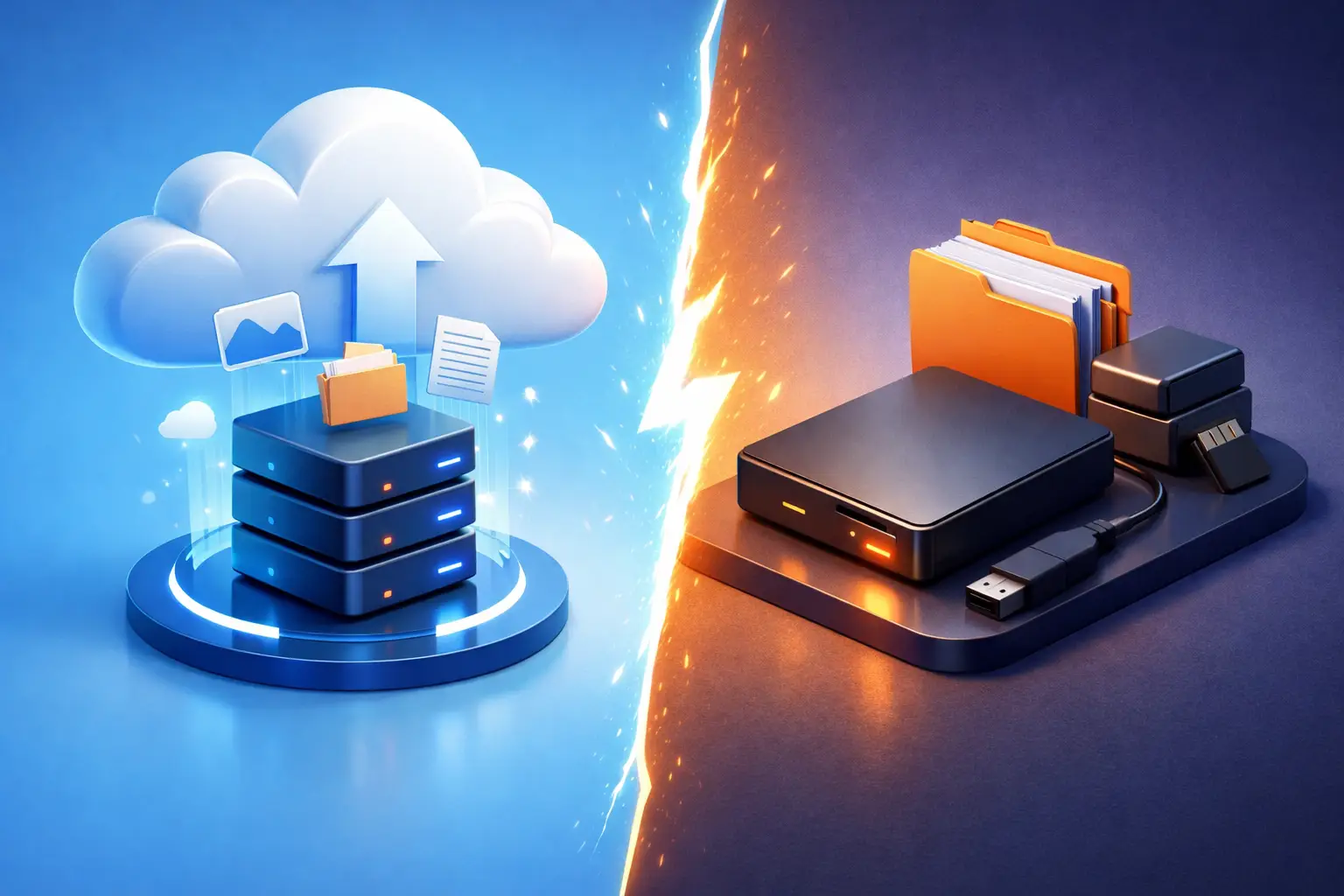 Cloud Backup Versus External Drive: Which Wins?