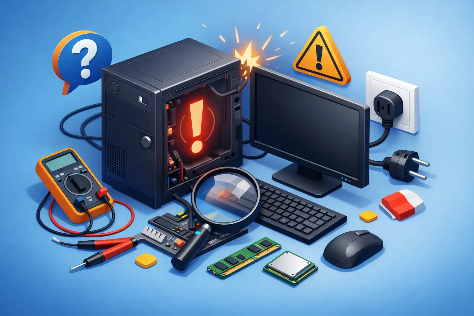 Computer Not Turning On? Start With These Checks