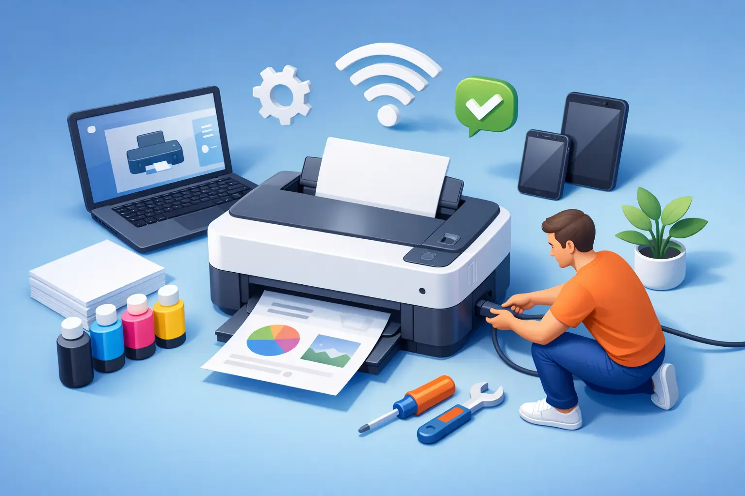 How to Set Up Printer Without the Headache