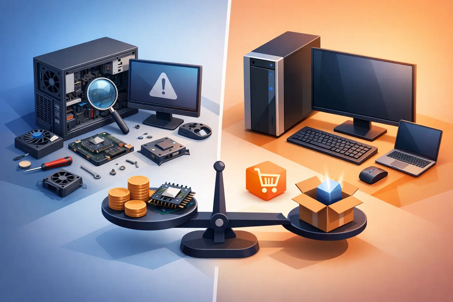 Desktop Repair Versus Replacement for Your Budget