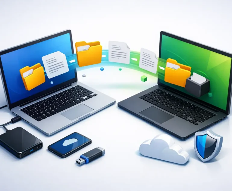 How to Transfer Files to a New Computer Safely