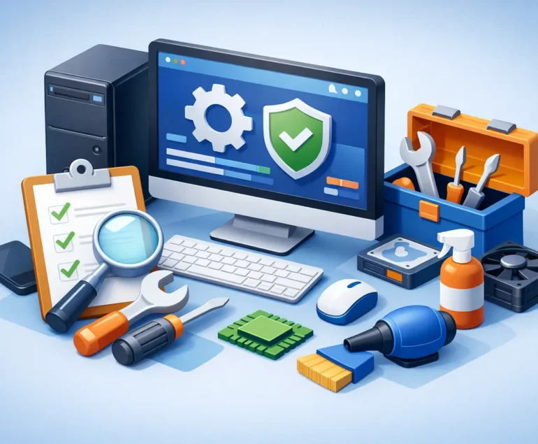 Computer Maintenance Checklist Guide for Homes
