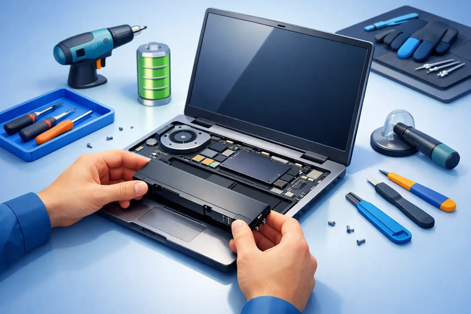 Laptop Battery Replacement Guide for Safer Repairs